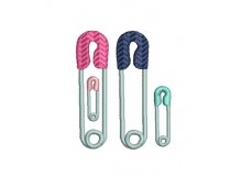 Stickdatei - Sicherheitsnadel Schwanger 4